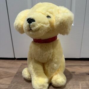 FAO Schwartz Plush Toy with Red Sparkle Collar